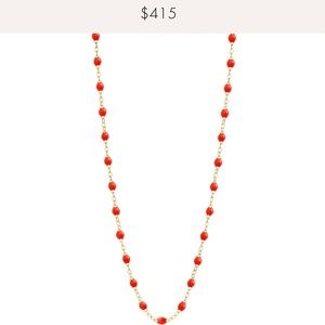 gigi clozeau orange necklace